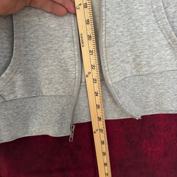 TIME and TRU HEATHER GRAY ZIP-UP HOODI SIZE L (LARGE) - Picture 8 of 8